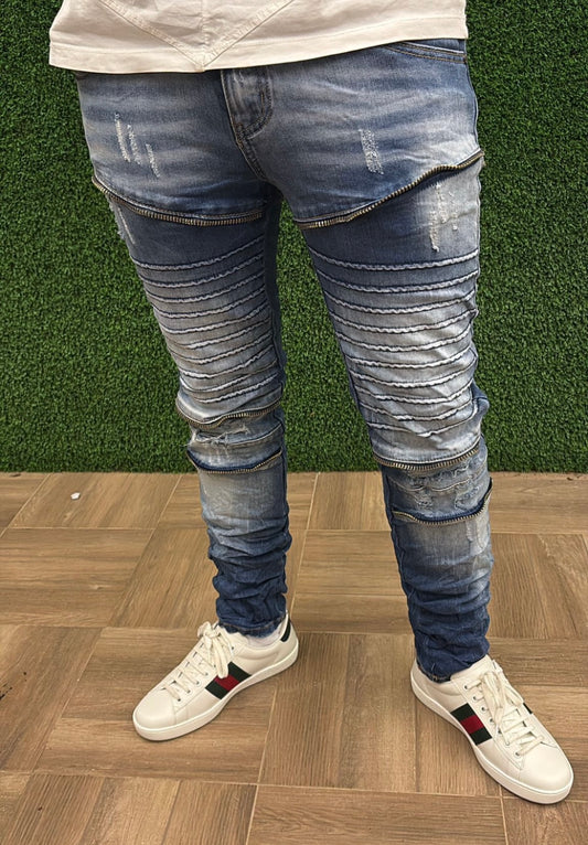 Jeans Zip Blue