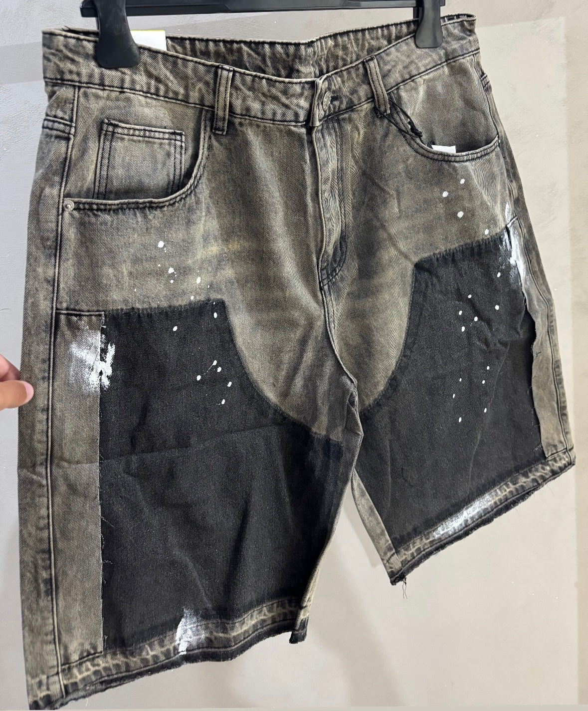 Short Jeans Carpenter Grey